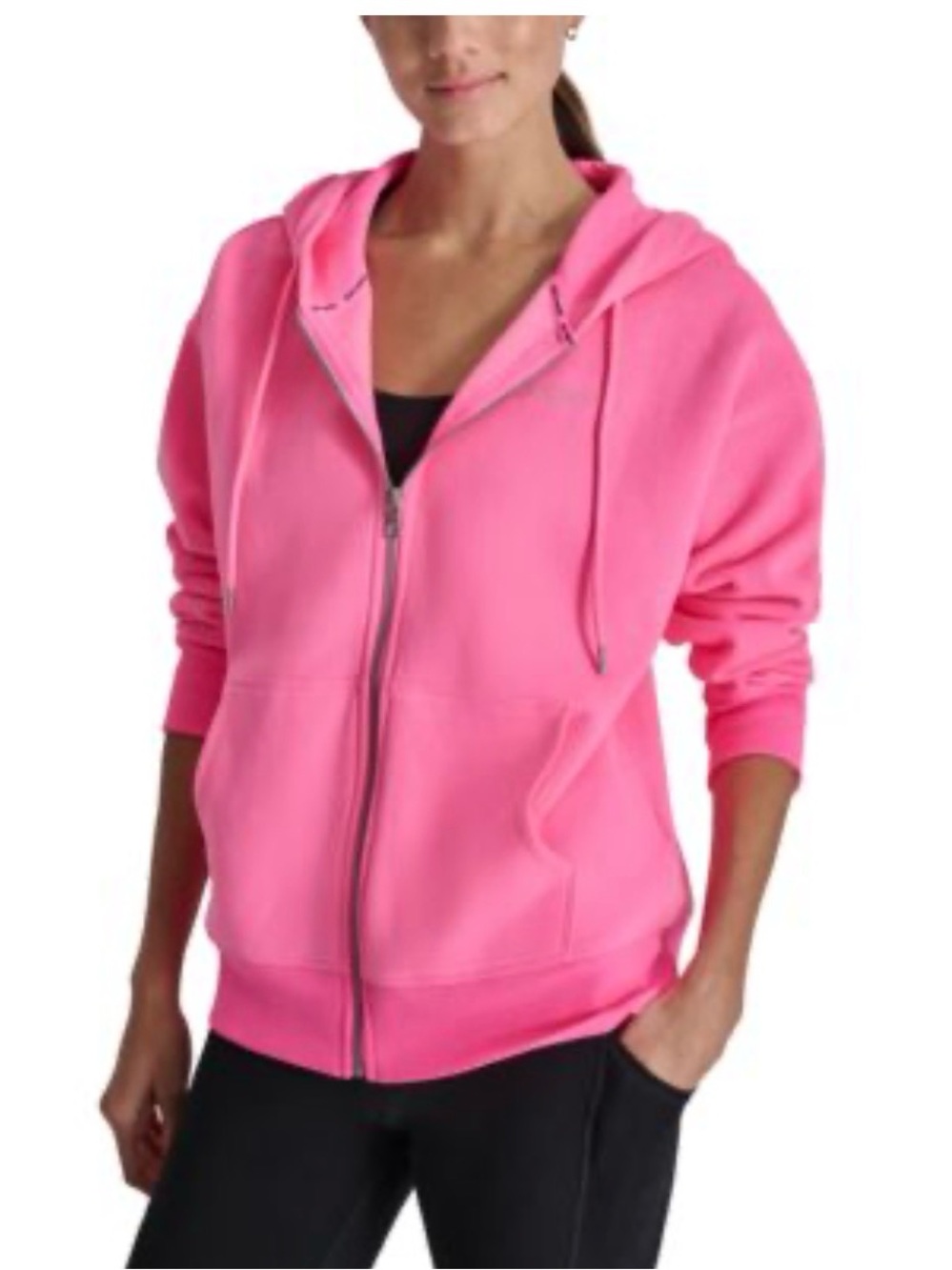 Jenni Pink Women's Zip-Up Hoodie